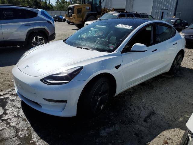 TESLA MODEL 3 2022 with VIN 5YJ3E1EB0NF308082 - Photo from auction