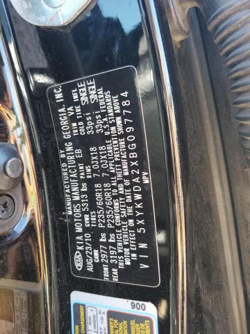 Photo 14 from auction – 2011 KIA SORENTO SX with VIN 5XYKWDA2XBG097784