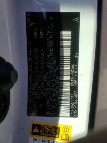 Photo 14 from auction – 2018 TOYOTA HIGHLANDER with VIN 5TDJZRFH1JS559230
