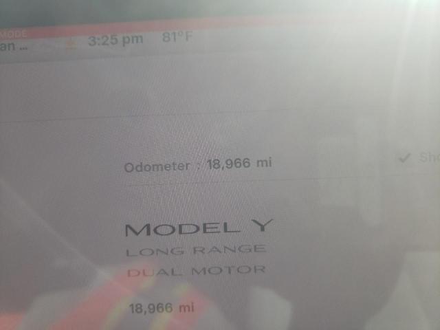 Photo 9 from auction – 2023 TESLA MODEL Y with VIN 7SAYGDEE6PF672119