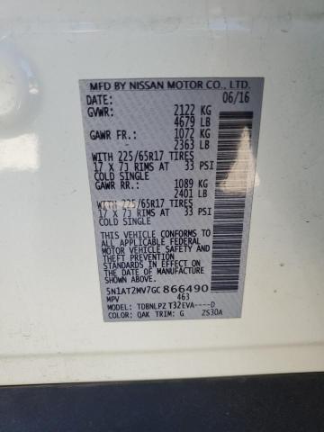 Photo 14 from auction – 2016 NISSAN ROGUE S with VIN 5N1AT2MV7GC866490