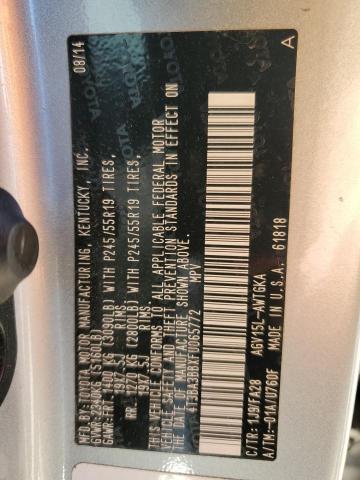 Photo 14 from auction – 2015 TOYOTA VENZA LE with VIN 4T3BA3BBXFU065772