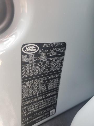 Photo 14 from auction – 2025 LAND ROVER RANGE ROVE with VIN SALYL2EX9SA393675
