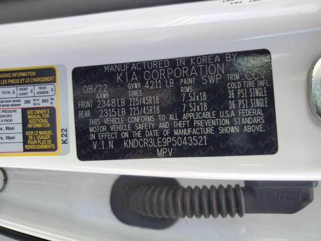Photo 14 from auction – 2023 KIA NIRO EX with VIN KNDCR3LE9P5043521