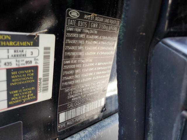 Photo 14 from auction – 2015 LAND ROVER RANGE ROVE with VIN SALGS2TF7FA226648