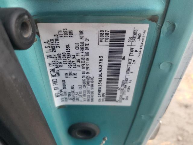 Photo 14 from auction – 1995 FORD BRONCO U10 with VIN 1FMEU15H1SLA33763