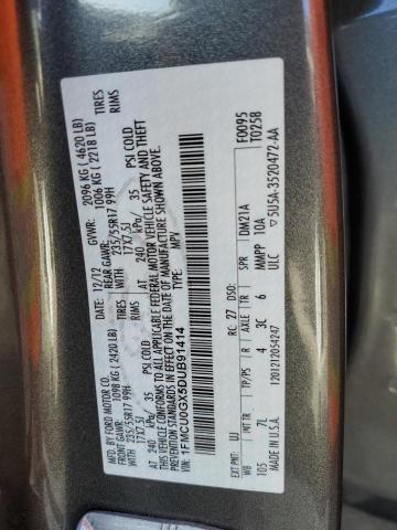 Photo 14 from auction – 2013 FORD ESCAPE SE with VIN 1FMCU0GX5DUB91414