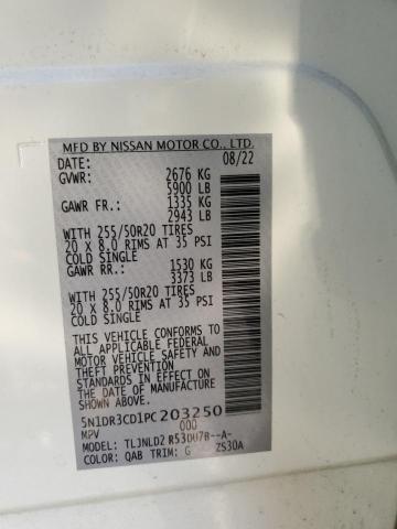 Photo 14 from auction – 2023 NISSAN PATHFINDER with VIN 5N1DR3CD1PC203250