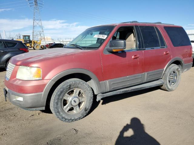 FORD EXPEDITION 2003 with VIN 1FMPU17L33LA74018 - Photo from auction