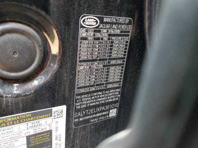 Photo 14 from auction – 2023 LAND ROVER RANGE ROVE with VIN SALYT2EUXPA361010