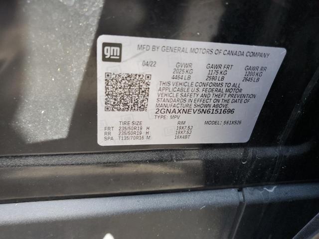 Photo 14 from auction – 2022 CHEVROLET EQUINOX PR with VIN 2GNAXNEV5N6151696