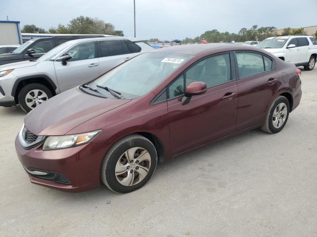 HONDA CIVIC LX 2013 with VIN 19XFB2F56DE064365 - Photo from auction