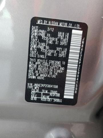 Photo 14 from auction – 2012 NISSAN QUEST S with VIN JN8AE2KP2C9041598