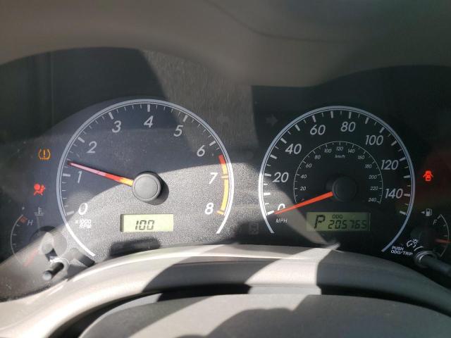 Photo 9 from auction – 2009 TOYOTA COROLLA BA with VIN 2T1BU40E39C041600