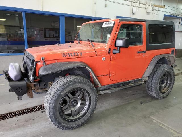 JEEP WRANGLER S 2015 with VIN 1C4AJWAG7FL593153 - Photo from auction