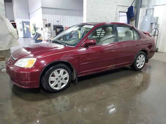 HONDA CIVIC EX 2003 with VIN 1HGES26753L021169 - Photo from auction