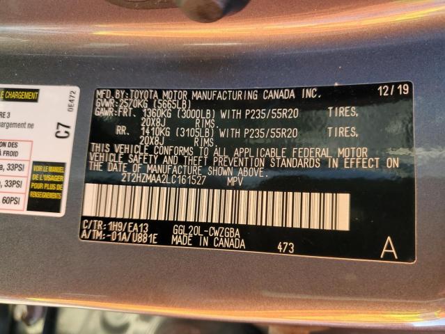 Photo 14 from auction – 2020 LEXUS RX 350 with VIN 2T2HZMAA2LC161527