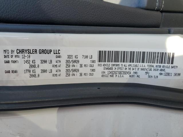 Photo 14 from auction – 2011 DODGE DURANGO CI with VIN 1D4SD5GT6BC592454