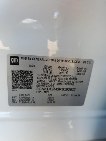 Photo 14 from auction – 2024 CHEVROLET BLAZER 2LT with VIN 3GNKBCR43RS192537