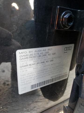 Photo 14 from auction – 2021 AUDI Q3 PREMIUM with VIN WA1AUCF32M1146860