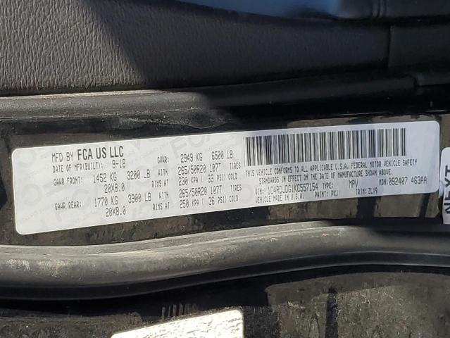 Photo 14 from auction – 2019 DODGE DURANGO GT with VIN 1C4RDJDG1KC557154