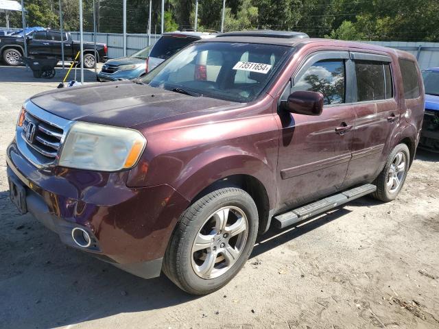 HONDA PILOT EXL 2012 with VIN 5FNYF3H52CB008089 - Photo from auction