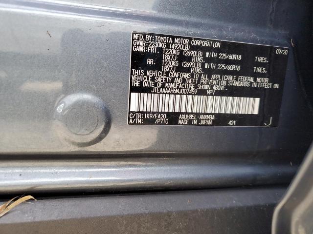 Photo 14 from auction – 2021 TOYOTA VENZA LE with VIN JTEAAAAH6MJ007459