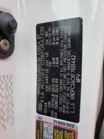 Photo 14 from auction – 2015 KIA SPORTAGE E with VIN KNDPC3ACXF7691442