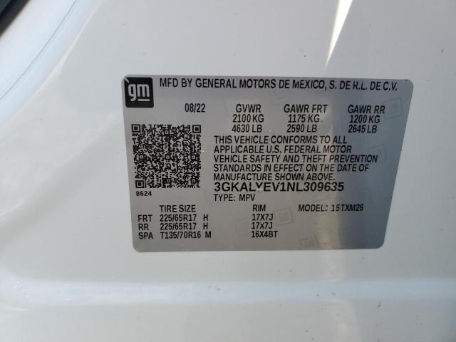 Photo 14 from auction – 2022 GMC TERRAIN AT with VIN 3GKALYEV1NL309635