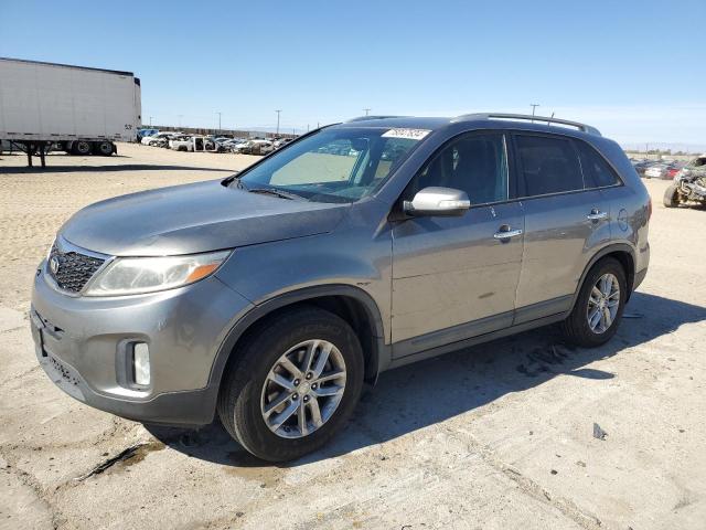 KIA SORENTO LX 2015 with VIN 5XYKT4A64FG645280 - Photo from auction