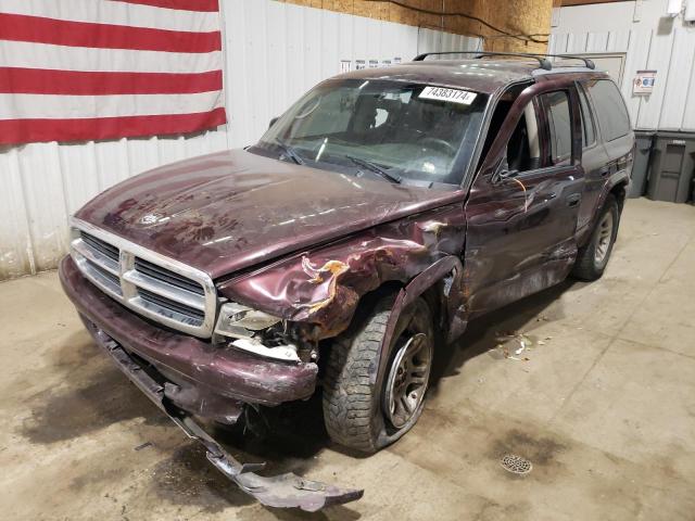 DODGE DURANGO SL 2003 with VIN 1D4HS48N93F579451 - Photo from auction