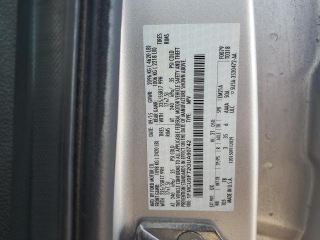 Photo 14 from auction – 2016 FORD ESCAPE S with VIN 1FMCU0F72GUA90742
