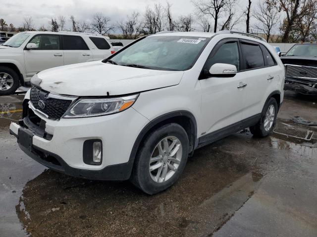 KIA SORENTO LX 2014 with VIN 5XYKTCA62EG549379 - Photo from auction