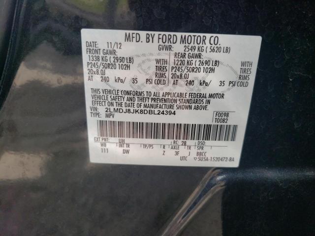 Фото 14 с аукциона – 2013 LINCOLN MKX с VIN 2LMDJ8JK8DBL24394