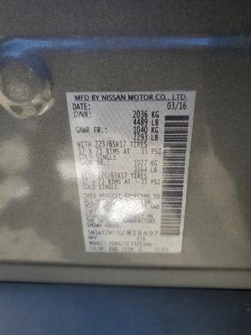 Photo 14 from auction – 2016 NISSAN ROGUE S with VIN 5N1AT2MT3GC818497