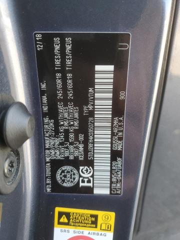 Photo 14 from auction – 2019 TOYOTA HIGHLANDER with VIN 5TDJZRFH4KS950728