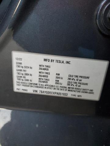Foto 14 de la subasta – 2023 TESLA MODEL Y con VIN 7SAYGDEEXPA051933