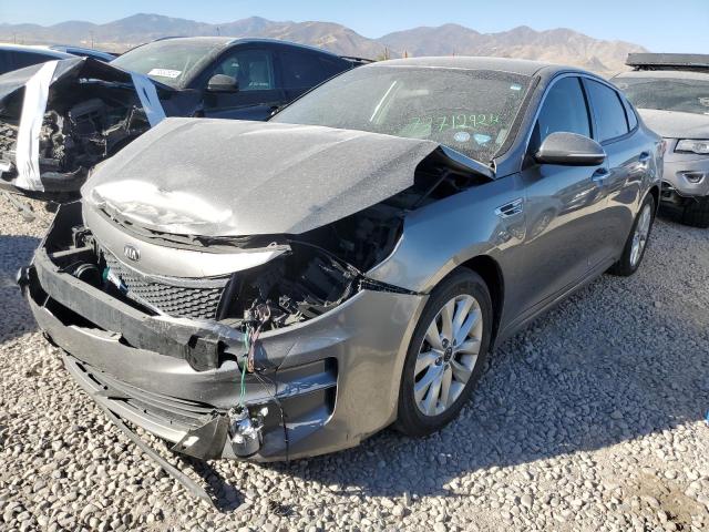 KIA OPTIMA EX 2016 with VIN 5XXGU4L3XGG096874 - Photo from auction