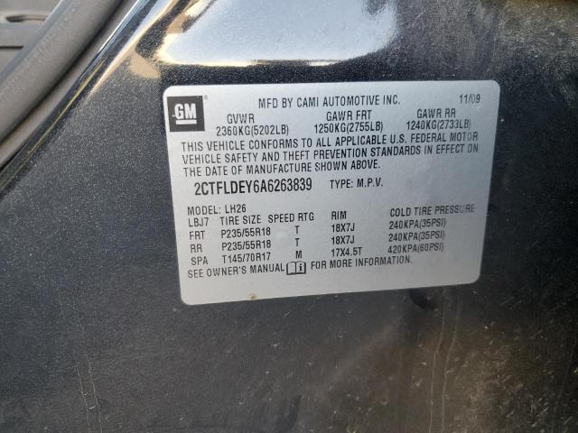 Photo 14 from auction – 2010 GMC TERRAIN SL with VIN 2CTFLDEY6A6263839