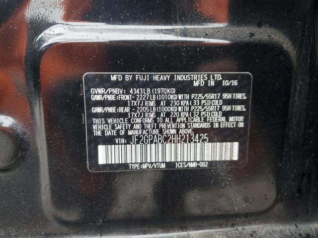 Photo 14 from auction – 2017 SUBARU CROSSTREK with VIN JF2GPABC2HH213425