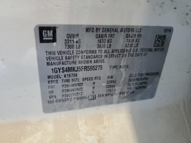 Photo 14 from auction – 2015 CADILLAC ESCALADE L with VIN 1GYS4MKJ5FR566275