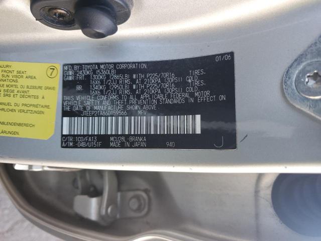 Фото 14 с аукциона – 2006 TOYOTA HIGHLANDER с VIN JTEEP21A860159566