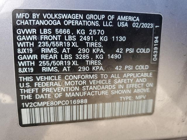 Photo 14 from auction – 2023 VOLKSWAGEN ID.4 PRO with VIN 1V2CMPE80PC016988