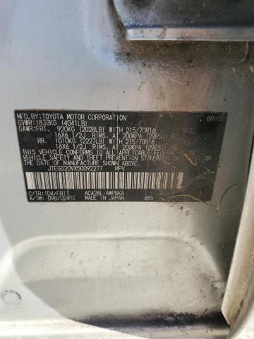 Photo 14 from auction – 2005 TOYOTA RAV4 with VIN JTEGD20VX50092277