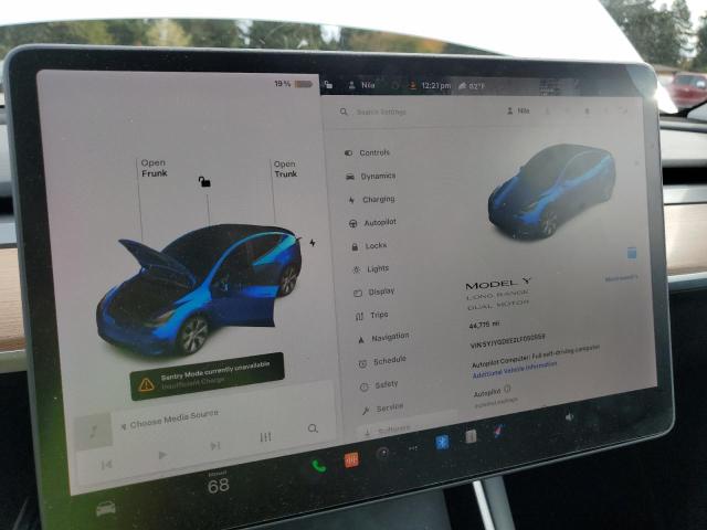 Photo 9 from auction – 2020 TESLA MODEL Y with VIN 5YJYGDEE2LF050558