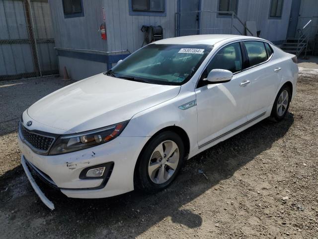 KIA OPTIMA HYB 2015 with VIN KNAGM4AD6F5089089 - Photo from auction