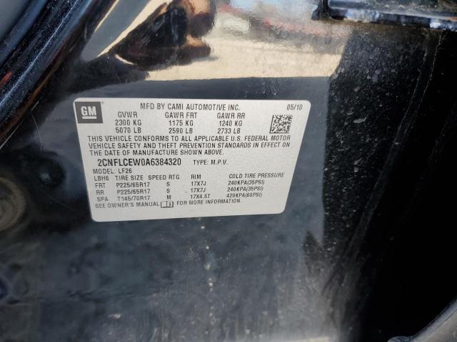 Photo 14 from auction – 2010 CHEVROLET EQUINOX LS with VIN 2CNFLCEW0A6384320
