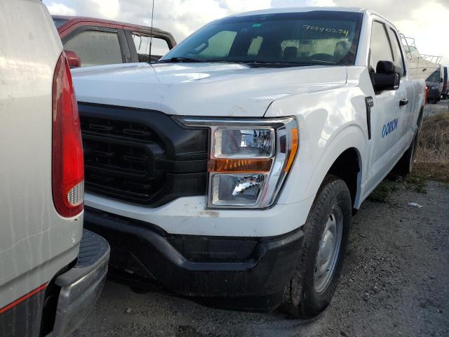 FORD F150 SUPER 2021 with VIN 1FTEX1EP2MKE97611 - Photo from auction
