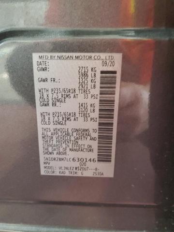 Photo 14 from auction – 2020 NISSAN PATHFINDER with VIN 5N1DR2BM7LC630146