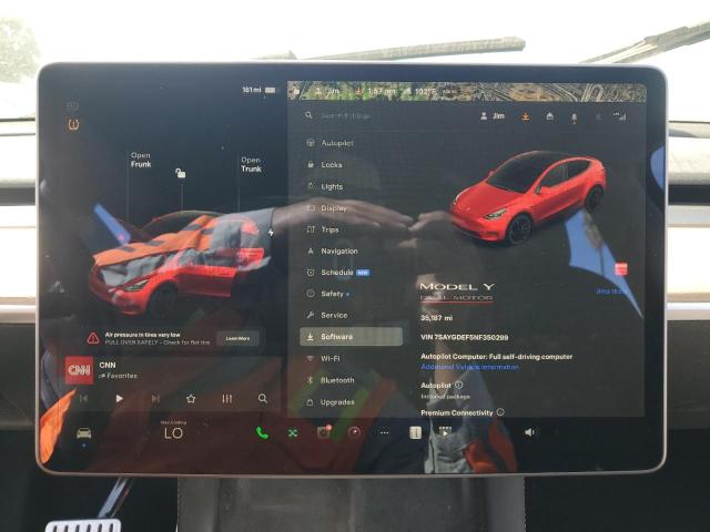 Photo 9 from auction – 2022 TESLA MODEL Y with VIN 7SAYGDEF5NF350299